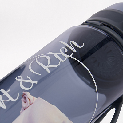 Бутылка для воды Комо (Como), серая