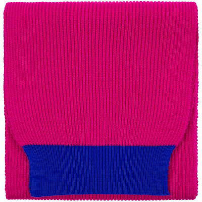 Шарф Snappy, зеленый с синим (Фуксия)
