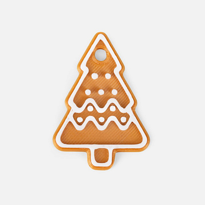 Мини-подвеска «Пряник» 3D-печать на заказ елочка