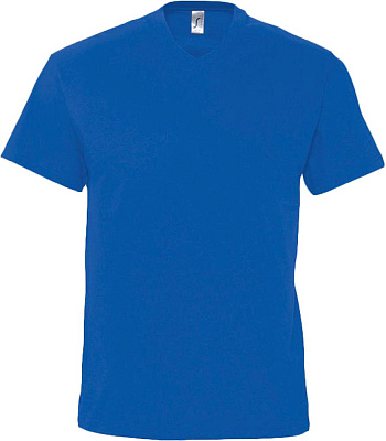 Футболка мужская с V-образным вырезом Victory 150, оранжевая (Синий)