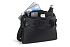 Портфель мужской BUGATTI Blanc Delight, чёрный, нейлон RPET600D/тарпаулин/полиэстер, 40х10х29 см - Фото 5
