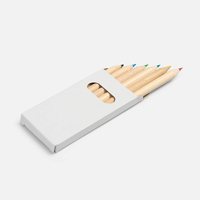 Набор цветных карандашей Pencilvania Mini  (Белый)