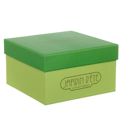 Шкатулка для украшений Jardin D'Ete, цвет белый мрамор, 13,2 х 12,3 х 7,8 см