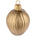 Елочная игрушка «Грецкий орех», матовое золото - Фото 3