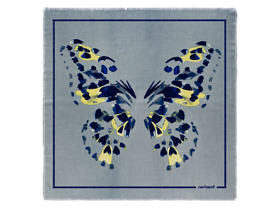 Платок Madeleine Light Blue (Серо-голубой)