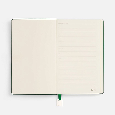 Ежедневник Shall Light, недатированный, зеленый