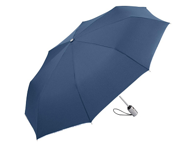Зонт складной Guard автомат со светоотражающим кантом (Синий нэйви)
