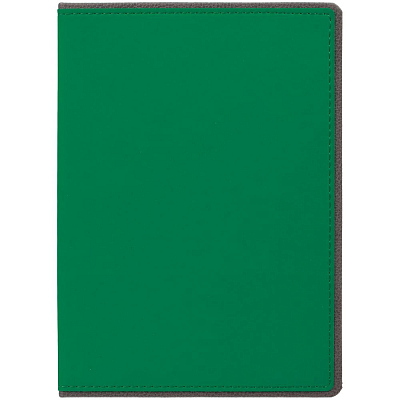 Ежедневник Frame, недатированный, зеленый с серым