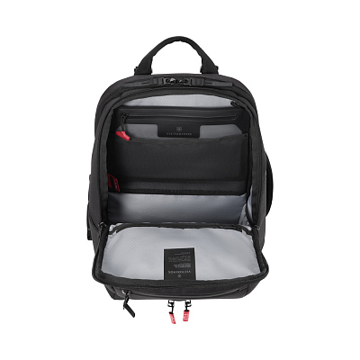 Рюкзак VICTORINOX Touring 2.0, черный, износоустойчивый полиэстер 600D, 31x19x45 см, 21 л