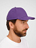 Бейсболка Buffalo, темно-фиолетовая - Фото 6