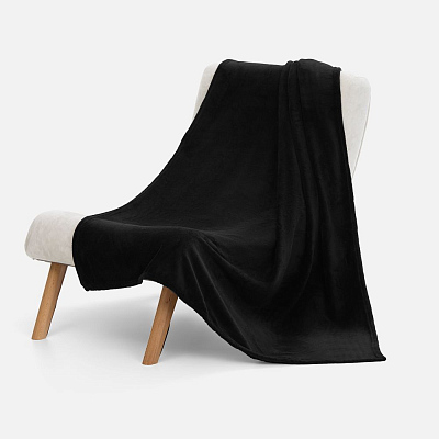 Плед Plush, черный