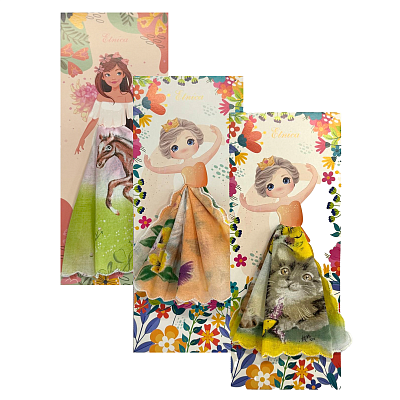 Сувенирный набор "Маленькие принцессы" Пс11 Платок носовой детский "ETNICA"