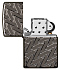 Зажигалка ZIPPO Armor® с покрытием High Polish Black Ice®, латунь/сталь, чёрная, 38x13x57 мм - Фото 4