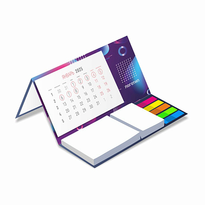 Календарь настольный Sticky на заказ ver.2 100 листов