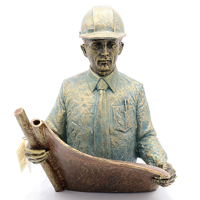 Композиция &amp;quot;Начальник производства&amp;quot; бронза с чернением (Бронзовый)