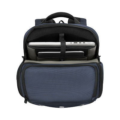 Рюкзак VICTORINOX Altmont Professional Fliptop Laptop Backpack 15'', синий, полиэфирная ткань, 33x26x49 см, 26 л