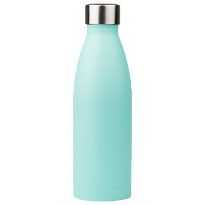 Термобутылка вакуумная герметичная Fresco, аква (гладкое порошковое покрытие) (Бирюзовый)