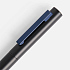 Ручка шариковая Inkolor, черная с темно-синим - Фото 3