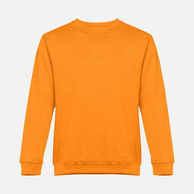 Свитшот унисекс Delta, серый меланж (Оранжевый)