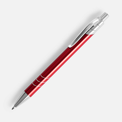 Ручка шариковая Undertone Metallic, красная (Красный)