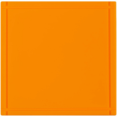 Лейбл из ПВХ Dzeta, L  неон (Оранжевый)