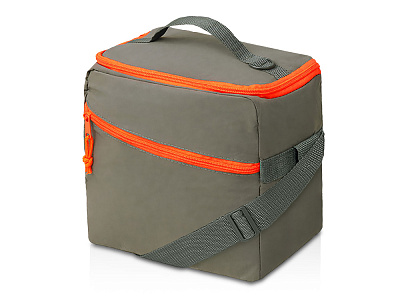 Изотермическая сумка-холодильник Neo Classic c контрастной молнией (Серый/оранжевый) Изотермическая сумка-холодильник Neo Classic c контрастной молнией (Серый/оранжевый)