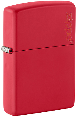 Зажигалка ZIPPO Classic с покрытием Red Matte, латунь/сталь, красная, матовая, 38x13x57 мм (Красный)