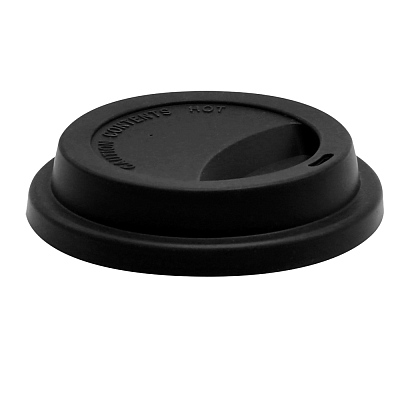 Крышка силиконовая для кружки Magic, черный (Чёрный)