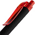 Ручка шариковая Prodir QS01 PRT-T Soft Touch, черная с красным - Фото 5