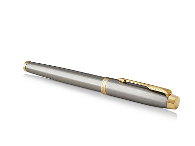 Ручка перьевая Parker IM Metal Brushed Metal GT