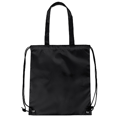 Сумка-рюкзак для покупок LUKMORY, чёрная (Чёрный)