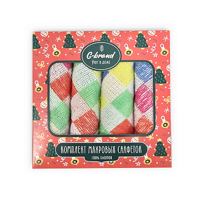 Подарочный комплект махровых хозяйственных салфеток "G-brand" НГ211s
