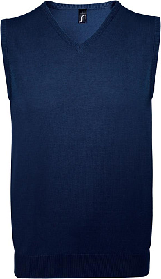 Жилет унисекс Gentlemen, темно-синий (Тёмно-синий)