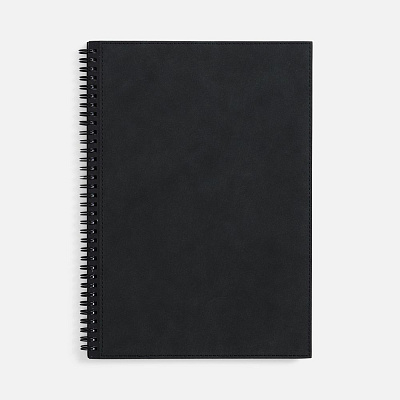 Ежедневник Notera Maxi, недатированный, черный (Чёрный)