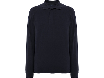 Рубашка поло Rover c длинным рукавом, мужская (Синий нэйви)