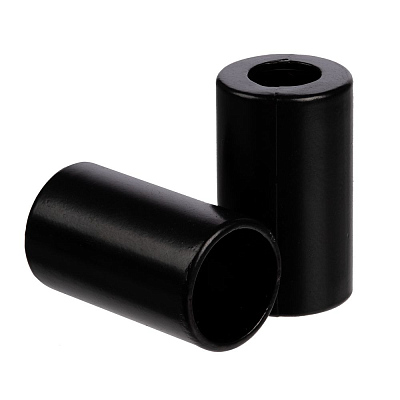 Пара наконечников для шнурка Tizzle, черные (Чёрный)