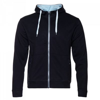 Толстовка мужская STAN с капюшоном на молнии сэндвич 320, 18 (Тёмно-синий)