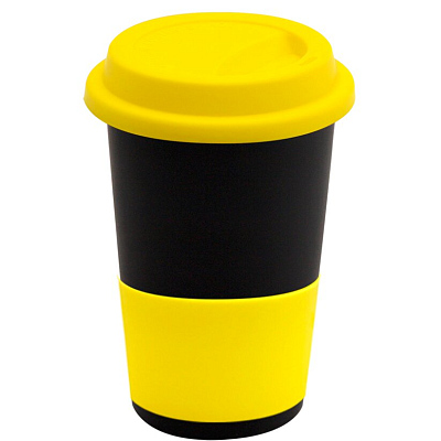 Кружка Magic To Go  (Черный/желтый)