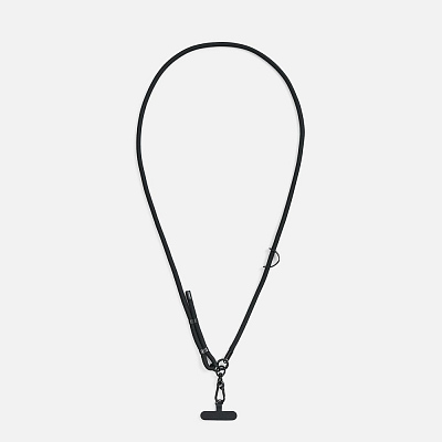 Шнурок для телефона OmniHold, черный (Чёрный)