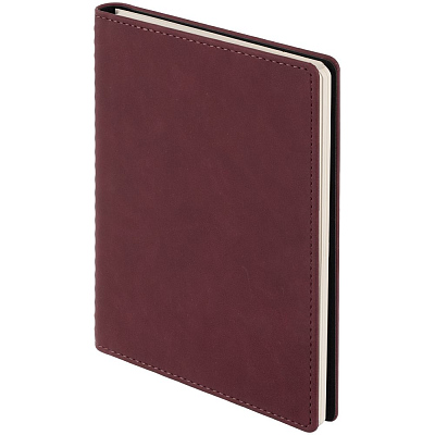 Ежедневник Spring Urban на заказ, недатированный  (Бордовый)