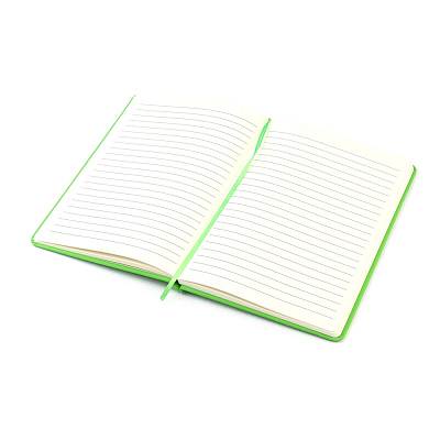 Блокнот A5 Monte в твёрдом переплёте, зеленый