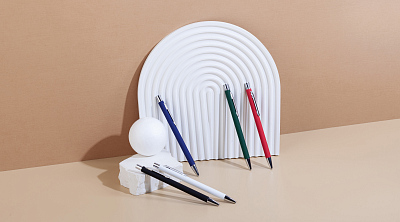 Ручка шариковая "Trade", покрытие soft touch, белый