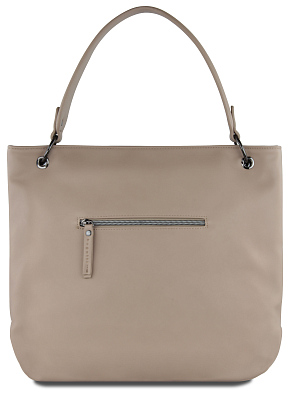 Сумка-хобо BUGATTI Almata, песочная, полиуретан, 41х11х32 см