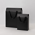 Подарочная коробка-пакет универсальная малая, черная - Фото 4