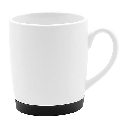 Кружка Make Me To Go, белая/чёрная (Белый/ черный)