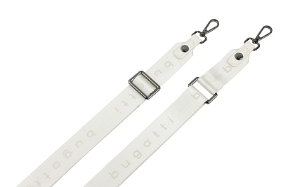 Сумка наплечная BUGATTI Almata, бежевая, полиуретан, 11х4х19 см