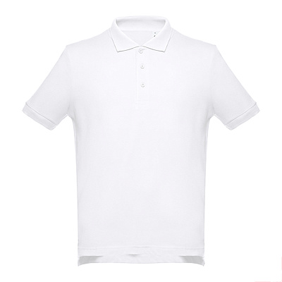 Рубашка-поло мужская ADAM 195  (Белый)