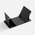 Складной стол для ноутбука с беспроводной зарядкой Kickstand Table, серый - Фото 3