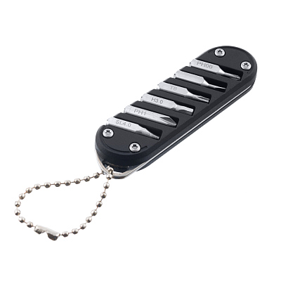 Нож перочинный Stinger, 73 мм, 8 функций, материал рукояти фиброволокно, нейлон (черный)