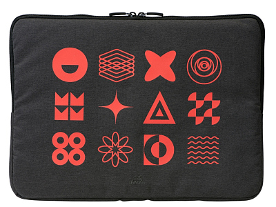 ECO чехол для ноутбука 15.6 с термотрансфером (Чёрный)